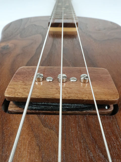 Solid Body 3 String Electric Parlor Guitar #SB-50 and Gig Bag