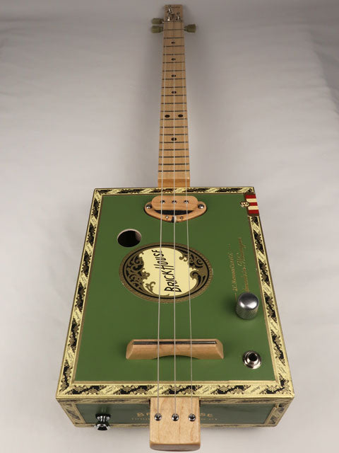Brick House 3 String Cigar Box Guitar CBG #2579
