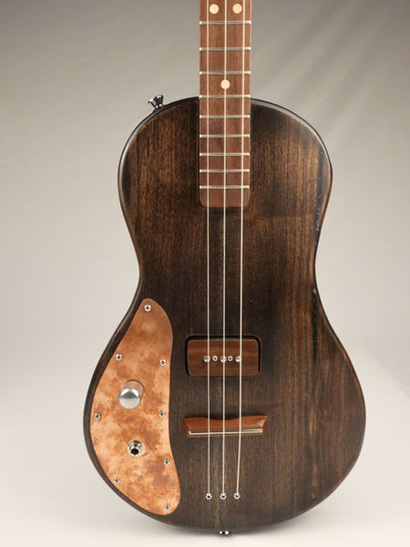 Lefty Solid Body 3 String Parlor Electric Guitar #SB-67 and Gig Bag
