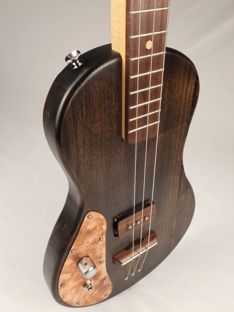 Lefty Solid Body 3 String Parlor Electric Guitar #SB-67 and Gig Bag