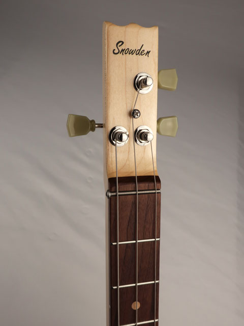 Solid Body 3 String Electric Parlor Guitar #SB-66 and Gig Bag