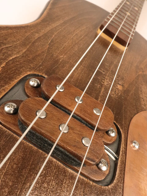 Solid Body 3 String Electric Parlor Guitar #SB-66 and Gig Bag