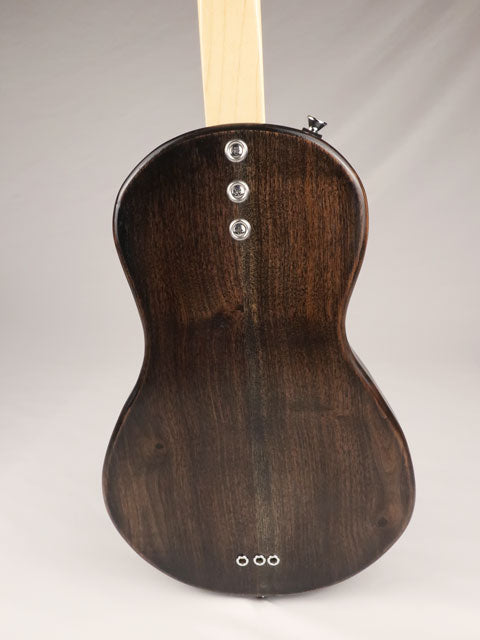 Solid Body 3 String Electric Parlor Guitar #SB-65 and Gig Bag
