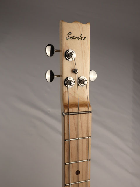 Solid Body 3 String Electric Parlor Guitar #SB-65 and Gig Bag