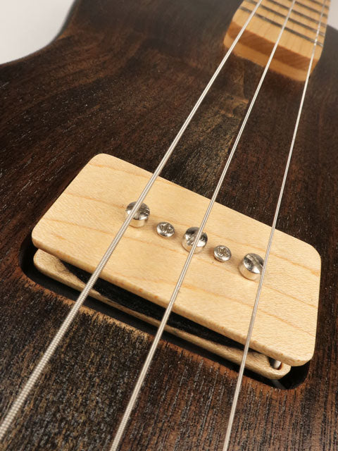 Solid Body 3 String Electric Parlor Guitar #SB-65 and Gig Bag