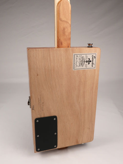 Copper Guard Humbucker 3 String Cigar Box Guitar CBG #2689