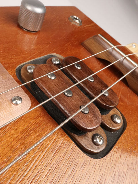 Copper Guard Humbucker 3 String Cigar Box Guitar CBG #2689