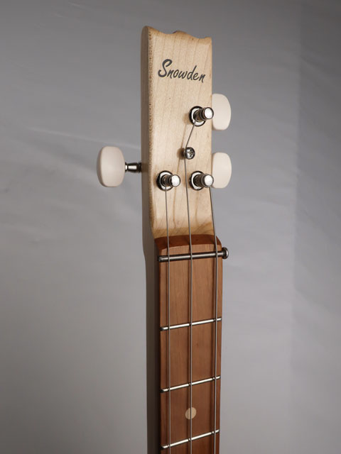 Lefty Leather Rose 3 String Cigar Box Guitar CBG #2664