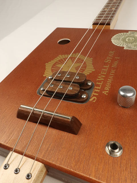 StillWell Star 3 String Cigar Box Guitar CBG #2582