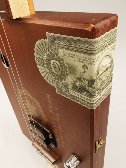StillWell Star 3 String Cigar Box Guitar CBG #2582