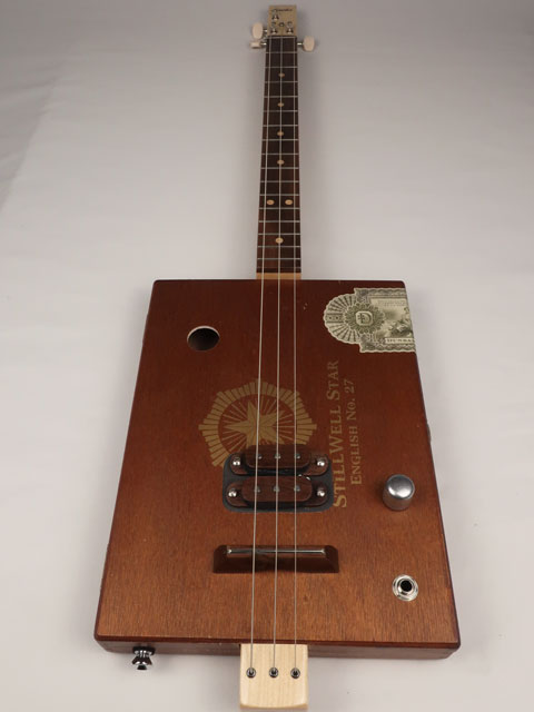 StillWell Star 3 String Cigar Box Guitar CBG #2639