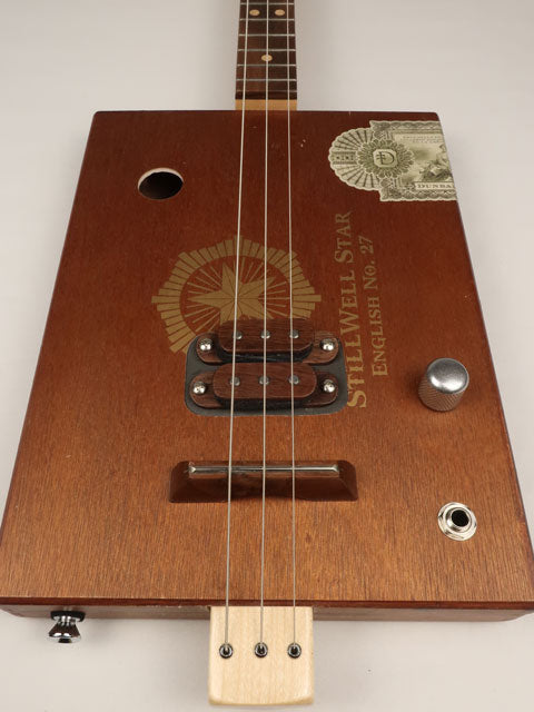 StillWell Star 3 String Cigar Box Guitar CBG #2639