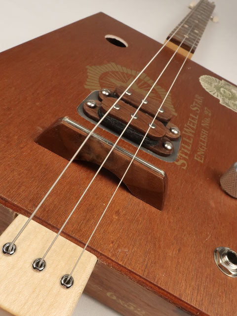 StillWell Star 3 String Cigar Box Guitar CBG #2639