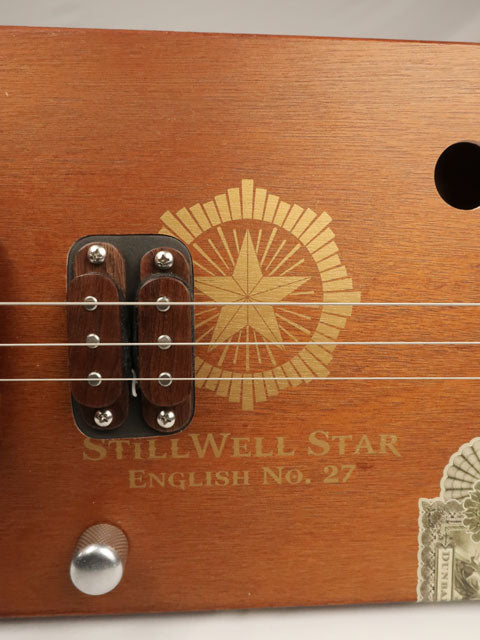 StillWell Star 3 String Cigar Box Guitar CBG #2639