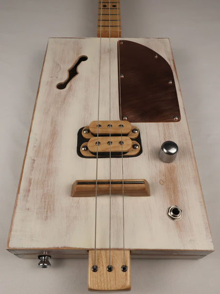 3 String Lightning Cigar Box Guitar CBG #2571