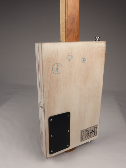 3 String Lightning Cigar Box Guitar CBG #2571