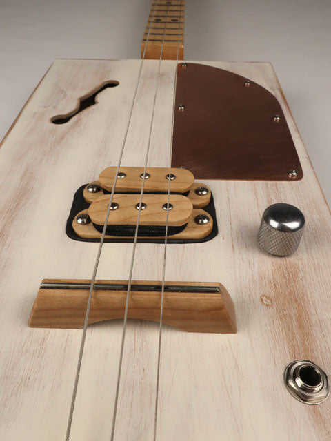 3 String Lightning Cigar Box Guitar CBG #2571