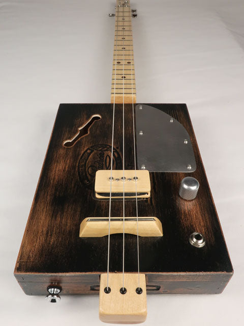P90 Padron 3 String Cigar Box Guitar CBG #2609