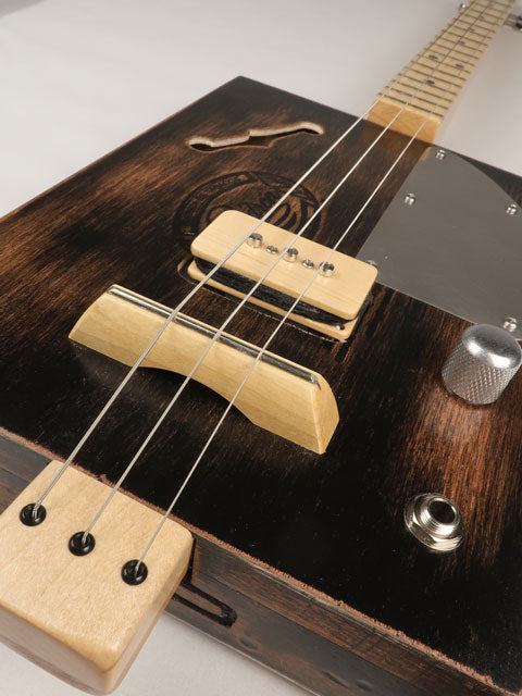 P90 Padron 3 String Cigar Box Guitar CBG #2609