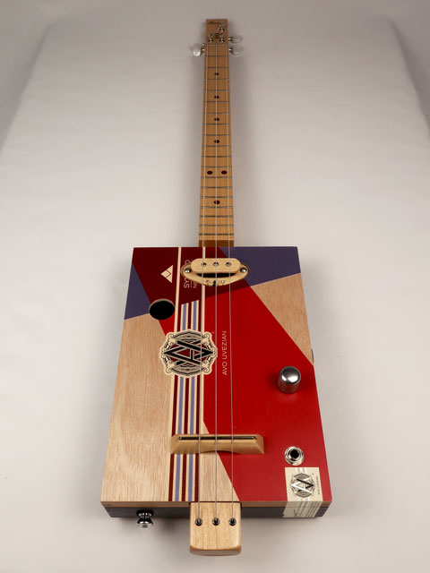 AVO 3 String Cigar Box Guitar CBG #2586