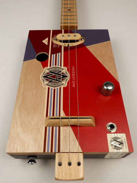 AVO 3 String Cigar Box Guitar CBG #2586