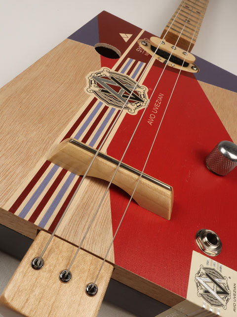AVO 3 String Cigar Box Guitar CBG #2586