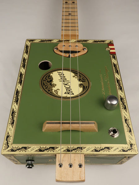 Brick House 3 String Cigar Box Guitar CBG #2579