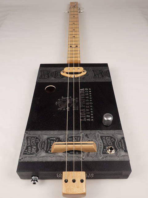 Liga Privada 3 String Cigar Box Guitar CBG #2578