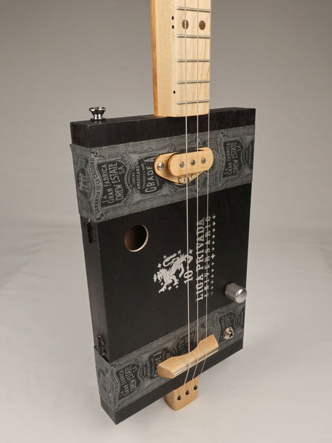Liga Privada 3 String Cigar Box Guitar CBG #2578