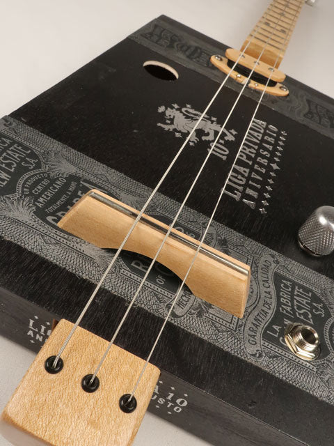 Liga Privada 3 String Cigar Box Guitar CBG #2578