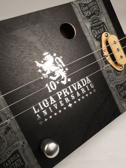 Liga Privada 3 String Cigar Box Guitar CBG #2578