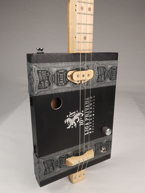 Liga Privada 3 String Cigar Box Guitar CBG #2608