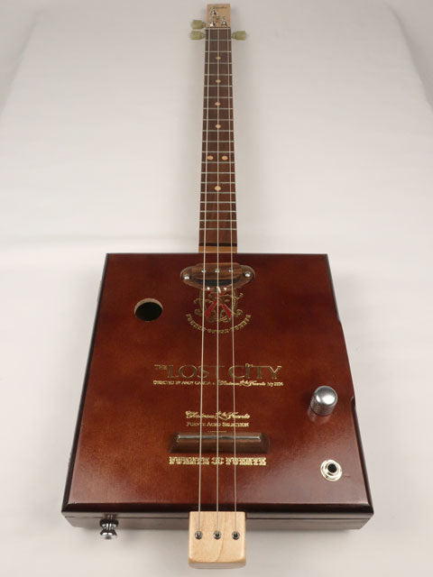 Lost City 3 String Cigar Box Guitar CBG #2591