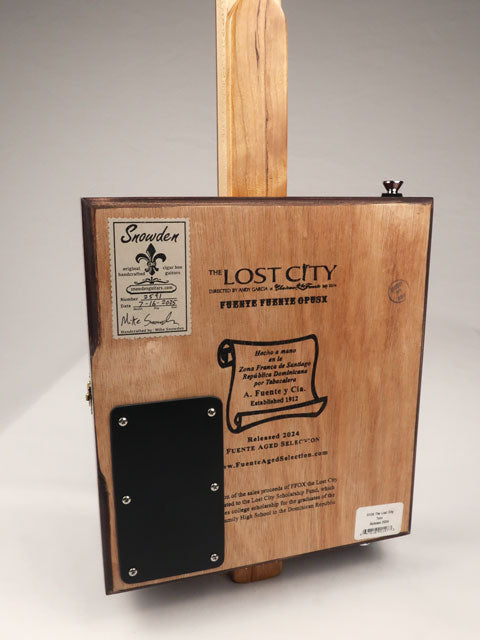Lost City 3 String Cigar Box Guitar CBG #2591