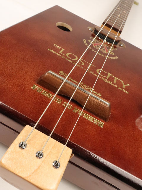 Lost City 3 String Cigar Box Guitar CBG #2591