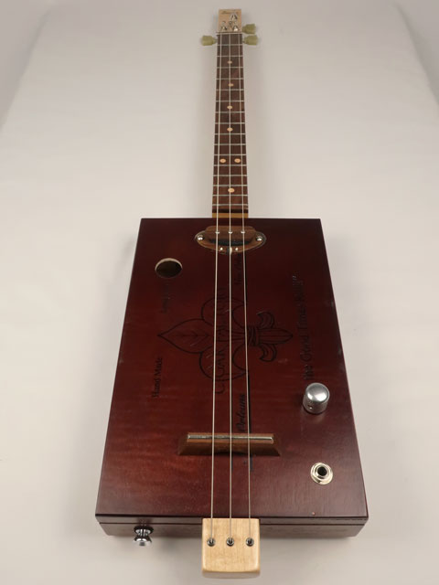 New Orleans Cigar Factory 3 String Cigar Box Guitar CBG #2587