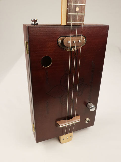 New Orleans Cigar Factory 3 String Cigar Box Guitar CBG #2587