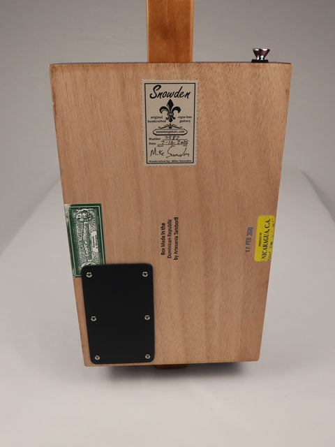 New Orleans Cigar Factory 3 String Cigar Box Guitar CBG #2587