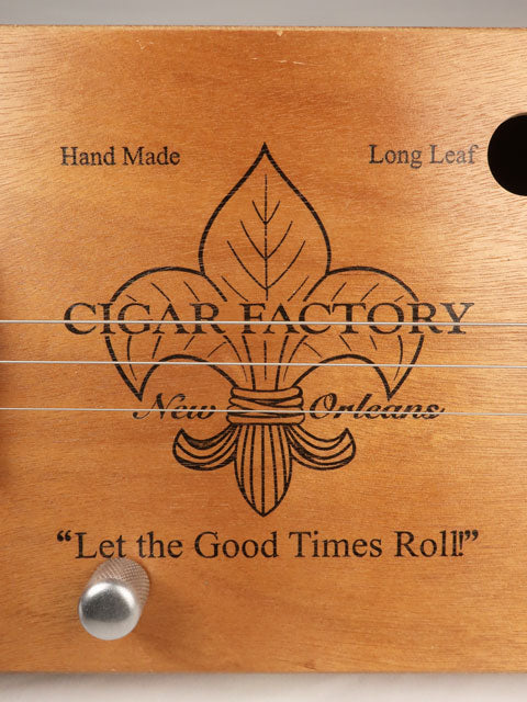 New Orleans Cigar Factory 3 String Cigar Box Guitar CBG #2604