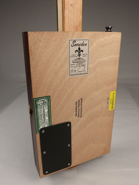 New Orleans Cigar Factory 3 String Cigar Box Guitar CBG #2606