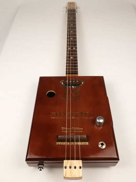 Lost City 4 String Cigar Box Guitar CBG #2581