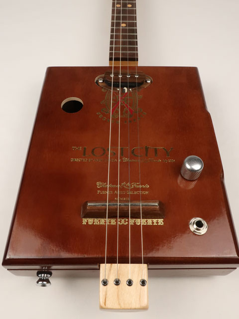 Lost City 4 String Cigar Box Guitar CBG #2581