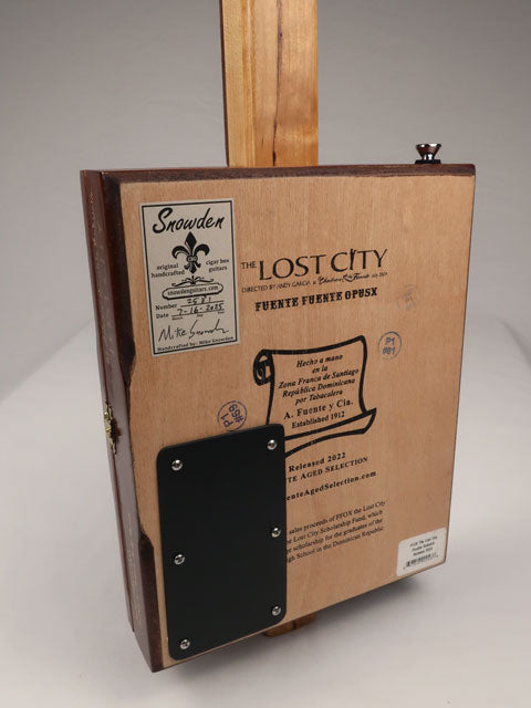 Lost City 4 String Cigar Box Guitar CBG #2581