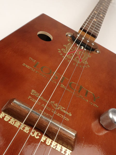 Lost City 4 String Cigar Box Guitar CBG #2581