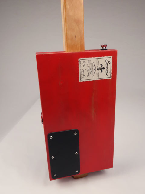 The Old Red Padron 4 String Cigar Box Guitar CBG #2590