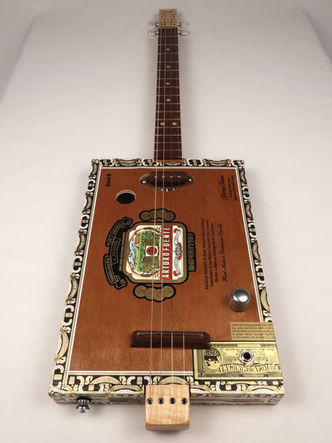 Queen B 4 String Cigar Box Guitar CBG #2589
