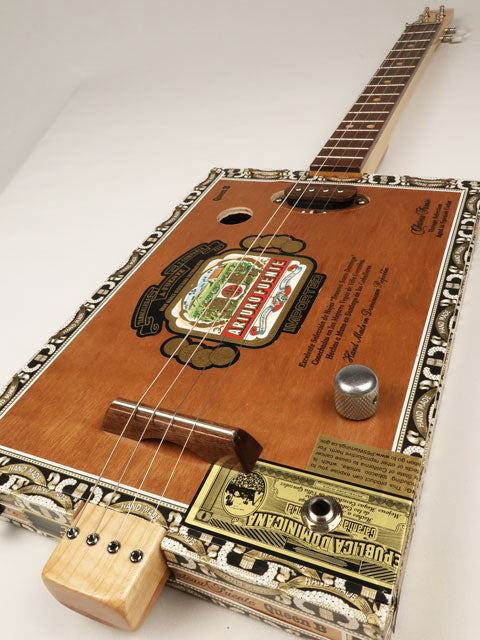 Queen B 4 String Cigar Box Guitar CBG #2589